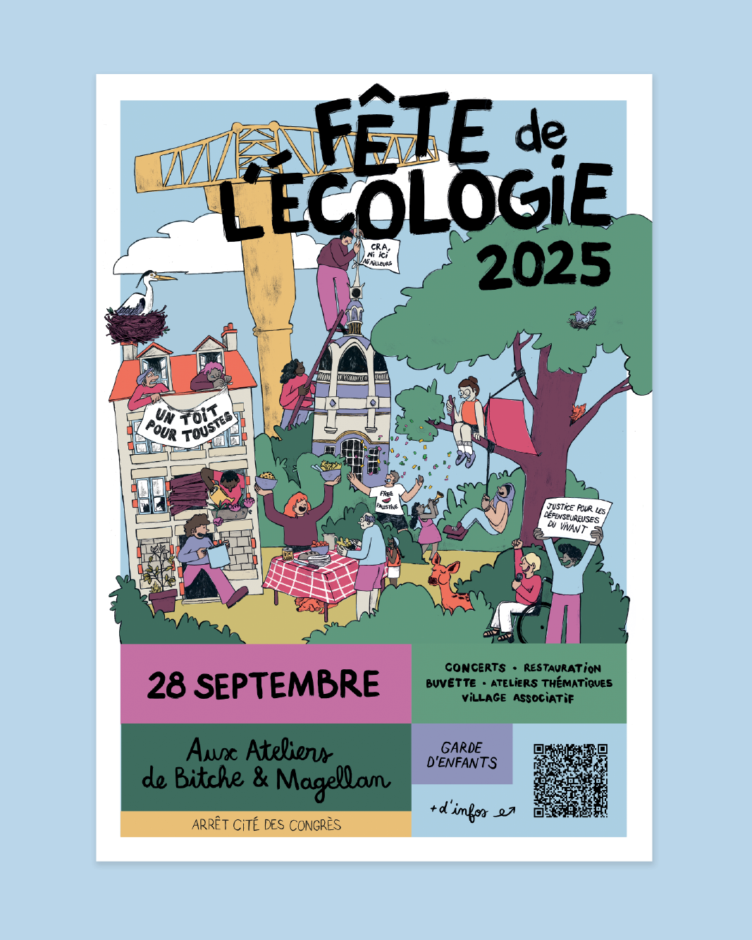 Affiche Fête de l'Ecologie 2025