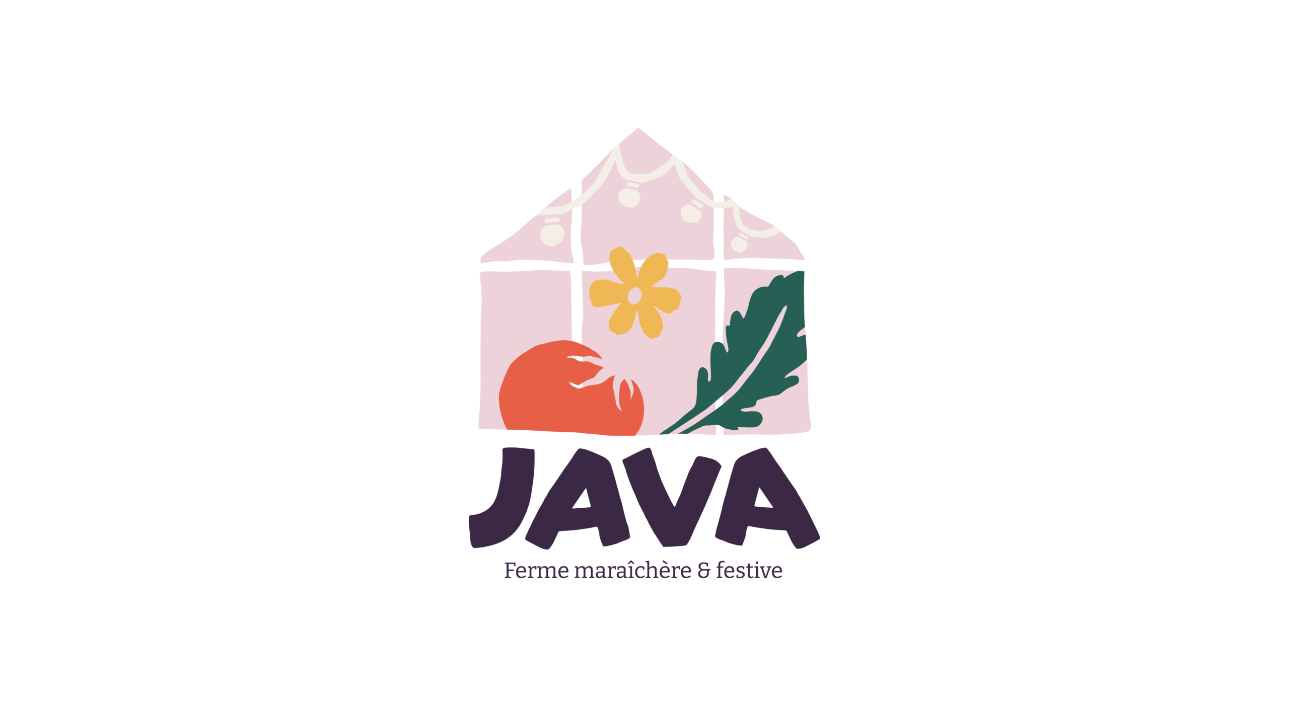 Logo principal Java ferme maraîchère et festive