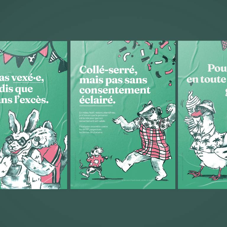 Affiche lutte VHSS, Enora Jacopin