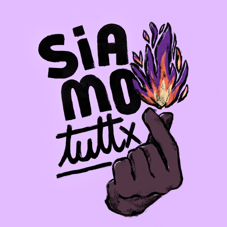 Siamo Tuttx podcast logo Enora Jacopin