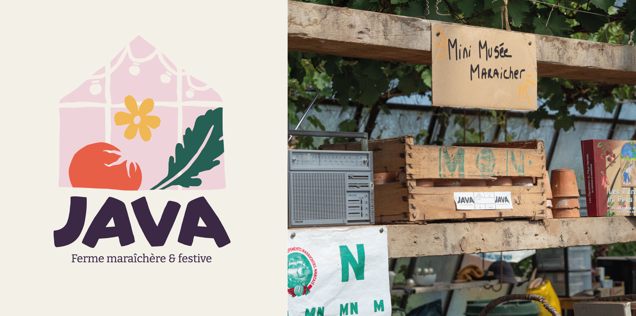 Java Ferme Sorinière identité visuelle