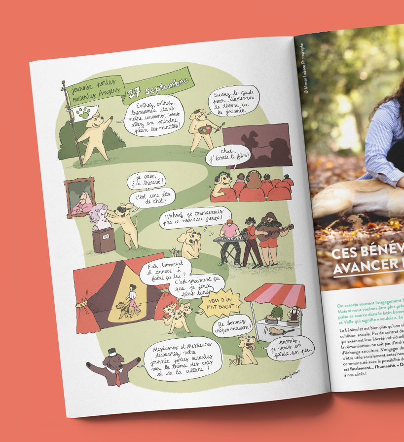 Chiens Guides d'aveugle de l'Ouest BD JPO